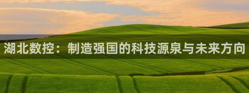 天辰娱乐1996:湖北数控:制造强国的科技源泉与未来方向